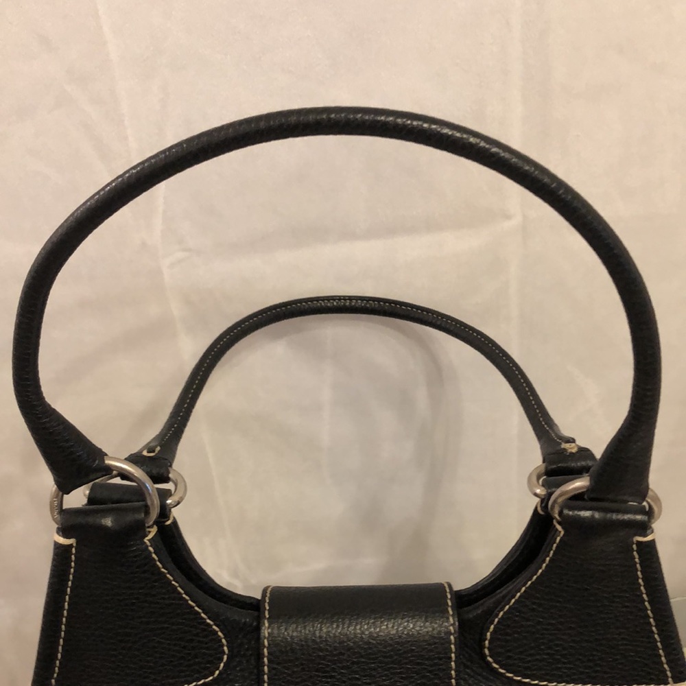 Prada Black Pebble Leather - Picture 8 of 16